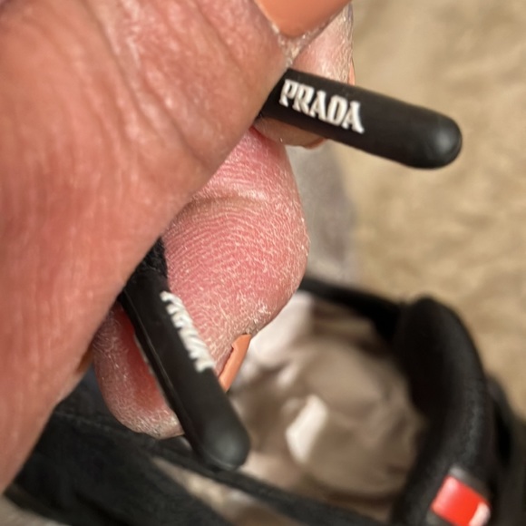 Authentic Prada Sneakers sz 38/8(38.5=8Womans)gently worn - Picture 5 of 8